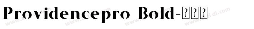 Providencepro Bold字体转换